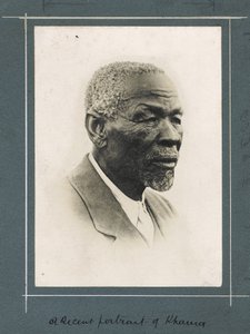 Un recente ritratto di Khama, 1921 da Neville Jones